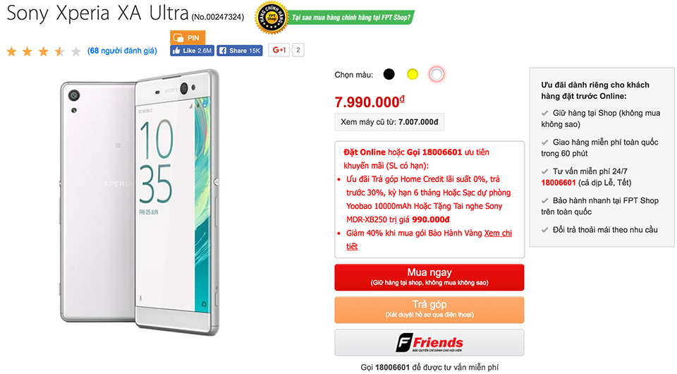 Xperia XA Ultra Xperia XA Ultra