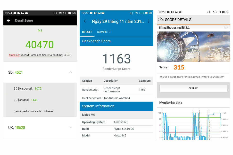 Đánh giá hiệu năng Meizu M5: Tốt nhất trong tầm giá Đánh giá hiệu năng Meizu M5: Tốt nhất trong tầm giá