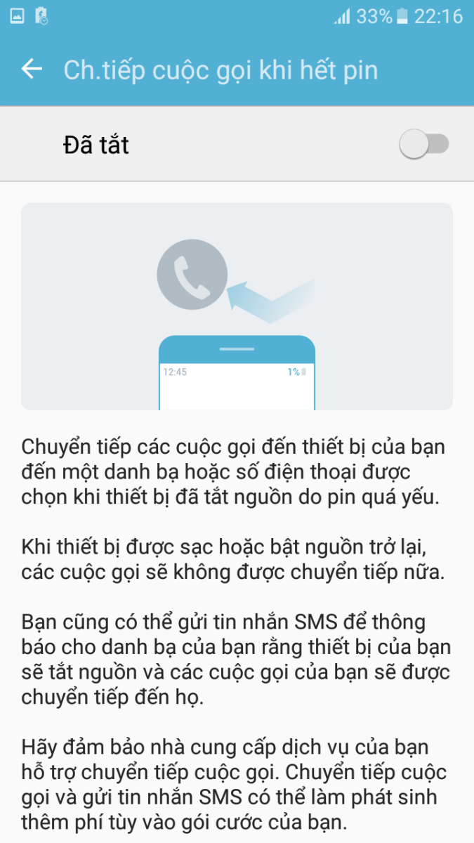 Các cách tiết kiệm pin trên Samsung Galaxy J5 Prime