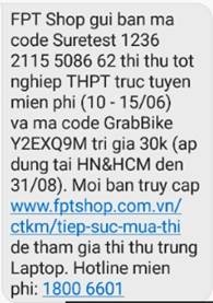 Thi thử nhận quà thật