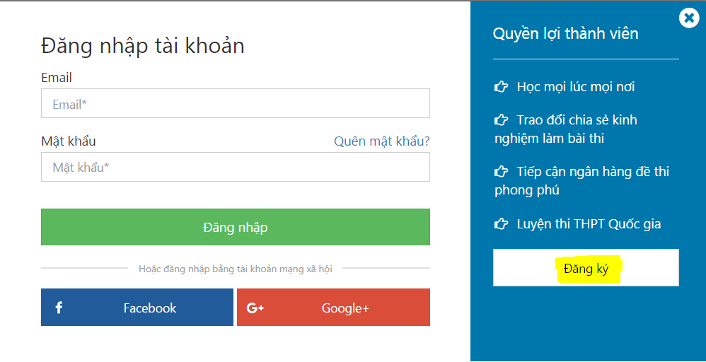 Thi thử nhận quà thật
