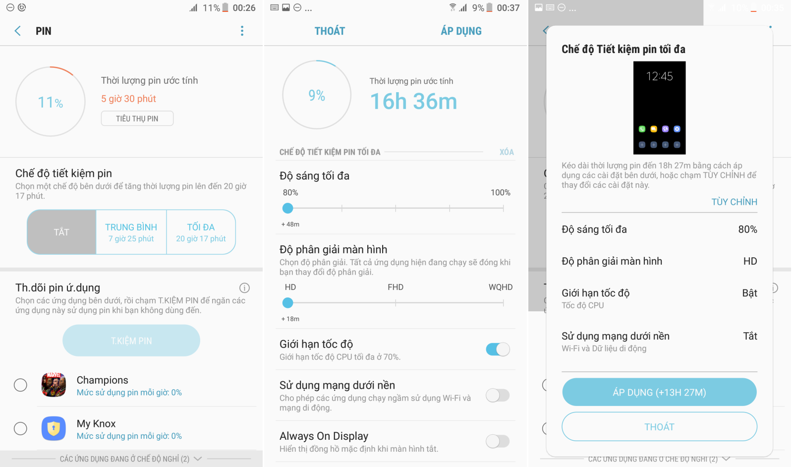 Khai thác tính năng Bảo trì thiết bị của Galaxy S7 sau khi nâng cấp Android 7.0 Nougat