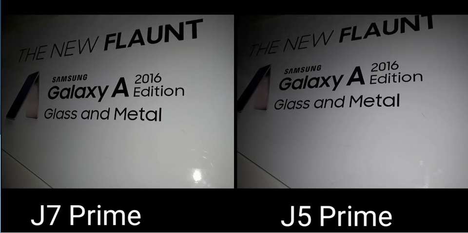 So sánh camera Samsung Galaxy J5 Prime vs Samsung Galaxy J7 Prime