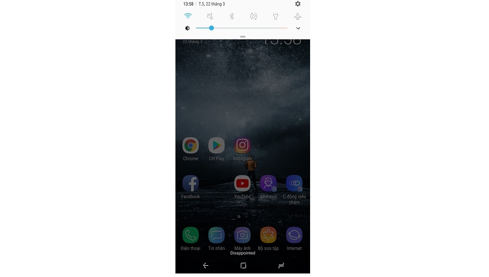 cách bật chế độ ban đêm cho điện thoại Galaxy S9 và S9+