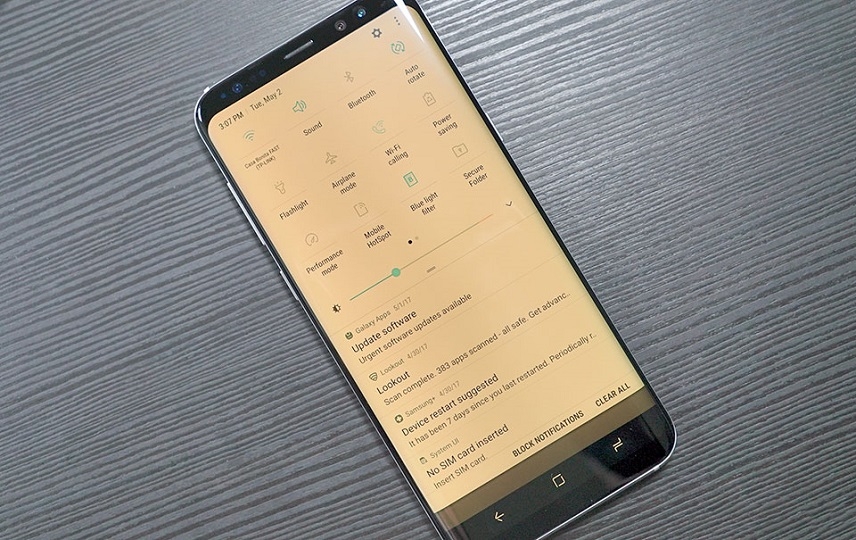 cách bật chế độ ban đêm cho điện thoại Galaxy S9 và S9+