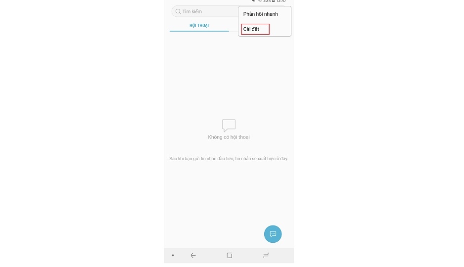 chặn tin nhắn trên Samsung Galaxy S9 và S9+
