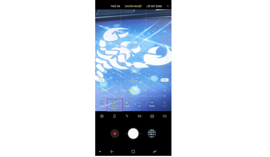 điều chỉnh khẩu độ Camera trên Samsung Galaxy S9 và S9 Plus