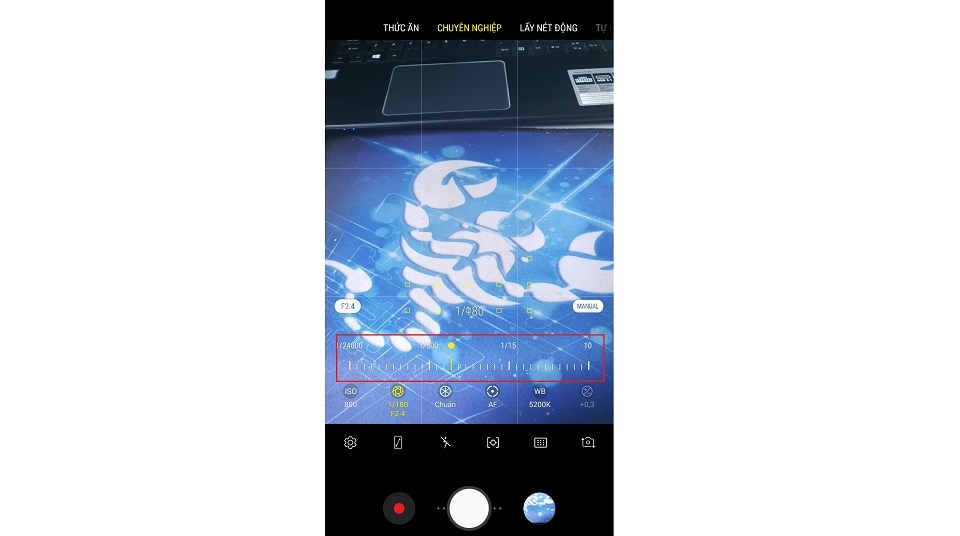 điều chỉnh khẩu độ Camera trên Samsung Galaxy S9 và S9 Plus