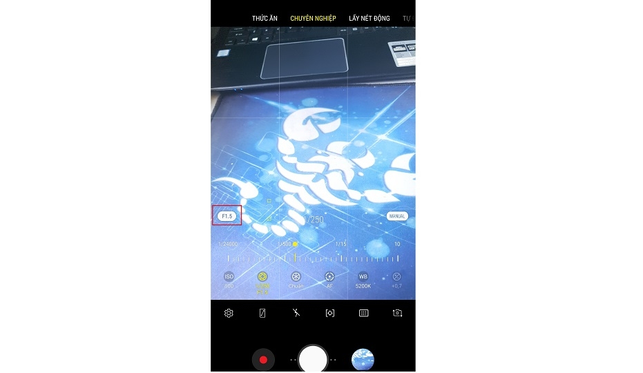 điều chỉnh khẩu độ Camera trên Samsung Galaxy S9 và S9 Plus