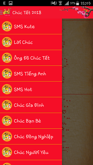 ứng dụng chúc tết trên điện thoại Android ứng dụng chúc tết trên điện thoại Android