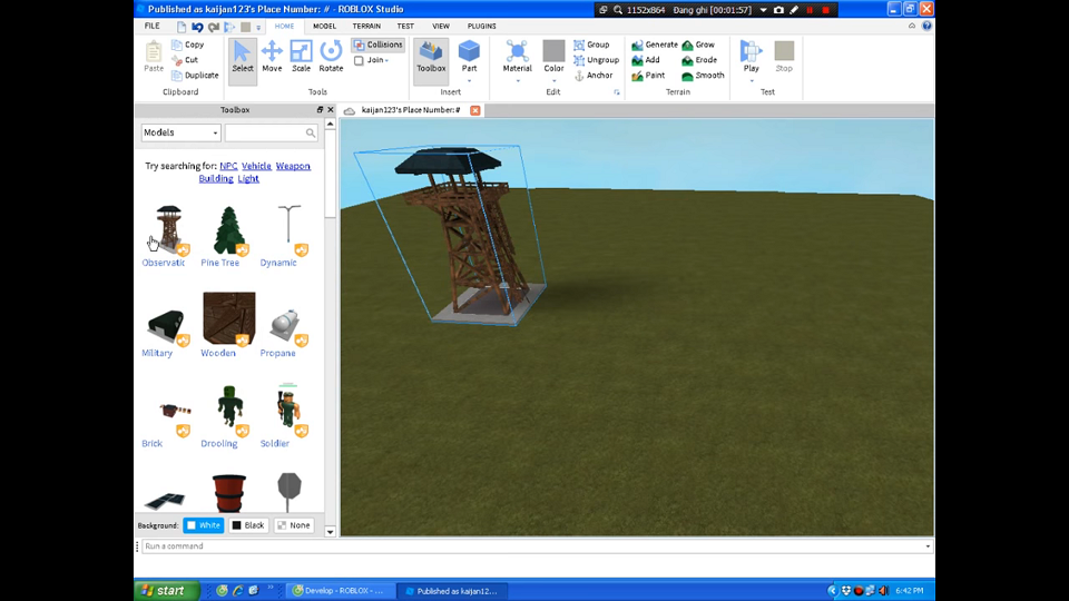 xây dựng map trong game roblox