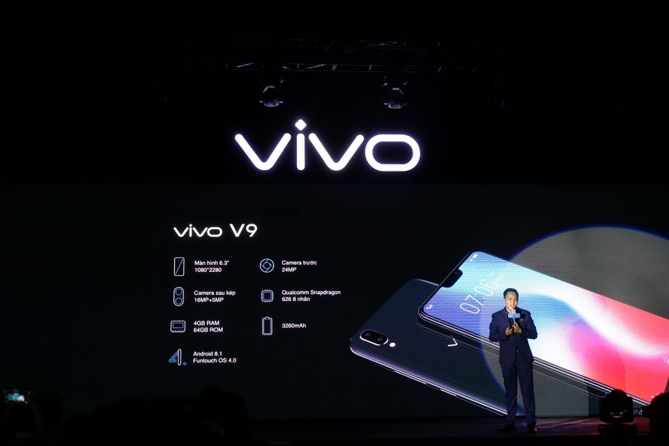 Vivo V9 ra mắt