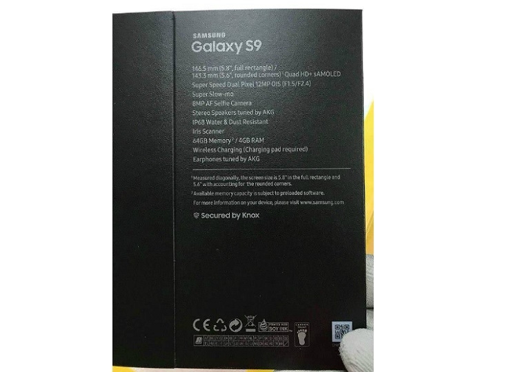 cấu hình Galaxy S9 cấu hình Galaxy S9