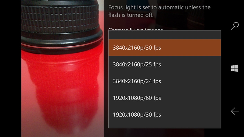 camera lumia 950