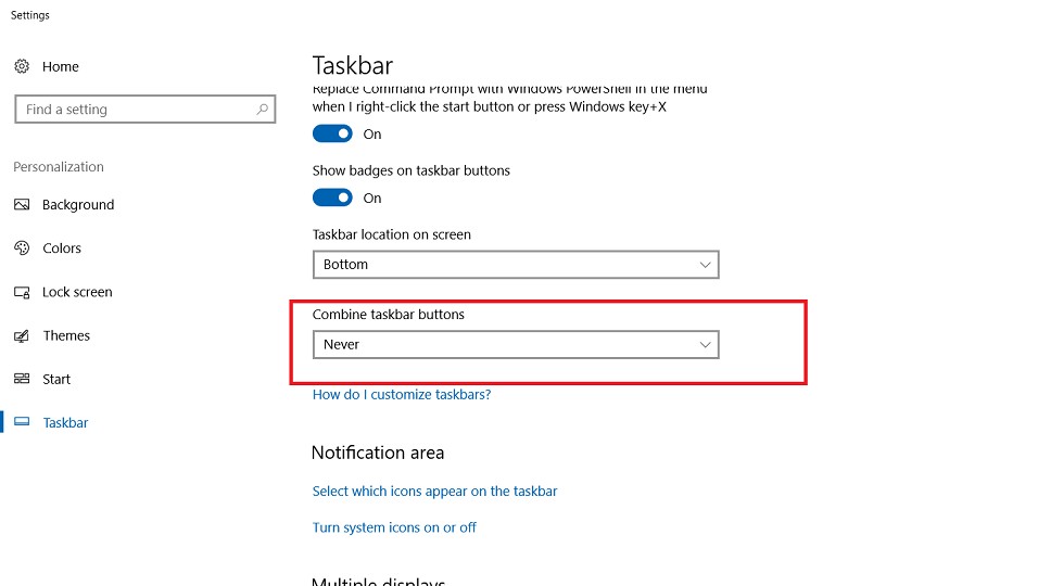 dẫn người dùng cách thu nhỏ thanh taskbar win 10