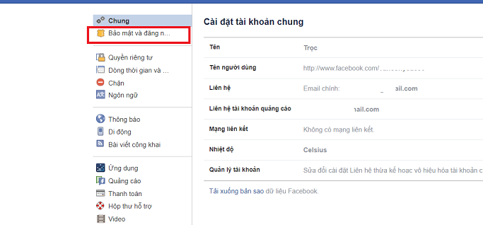 muốn đổi mật khẩu Facebook làm sao