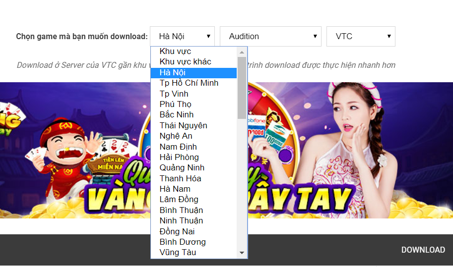 tải game Audition về laptop