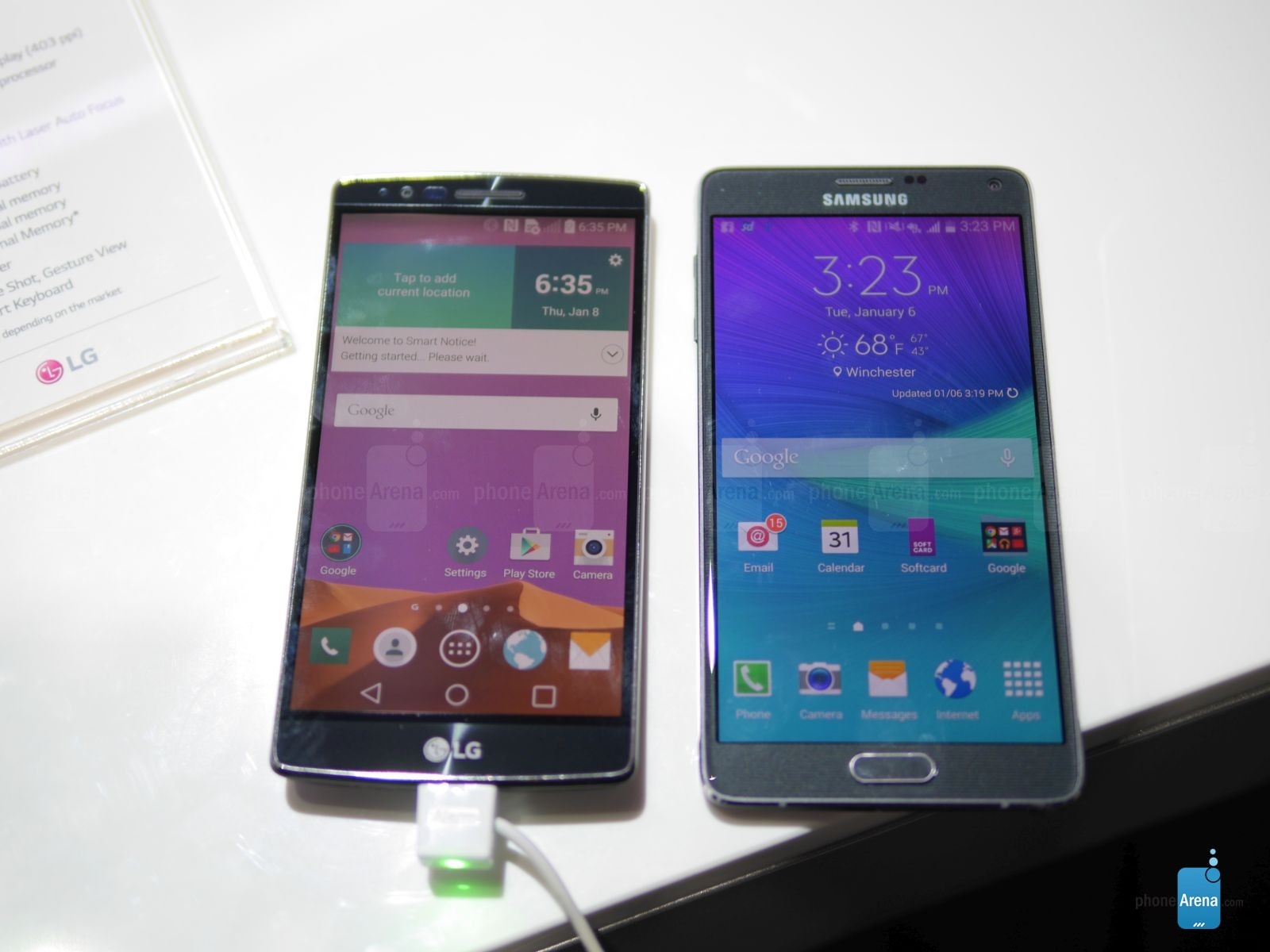 G Flex 2 và Galaxy Note 4