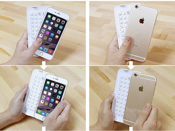 iPhone 6 Plus và bàn phím Bluetooth