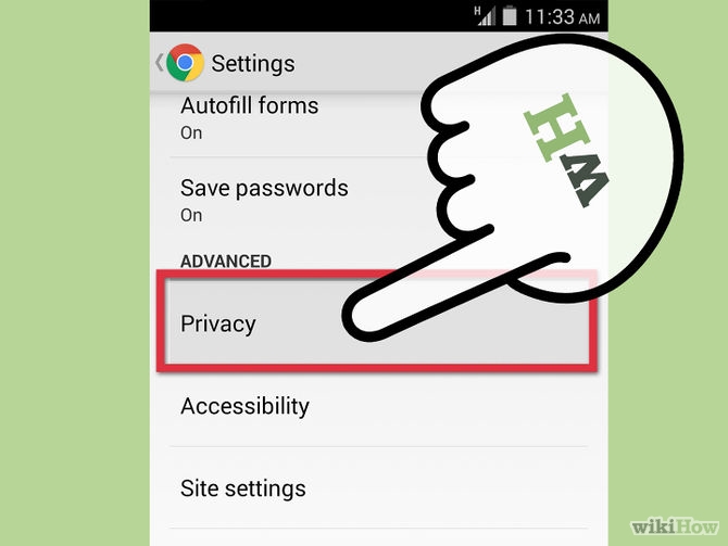 Cách xóa cache trình duyệt Chrome trên Android 4