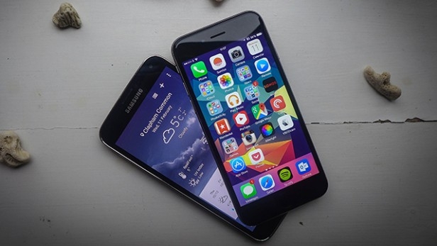 iPhone 6 và Samsung Galaxy S5