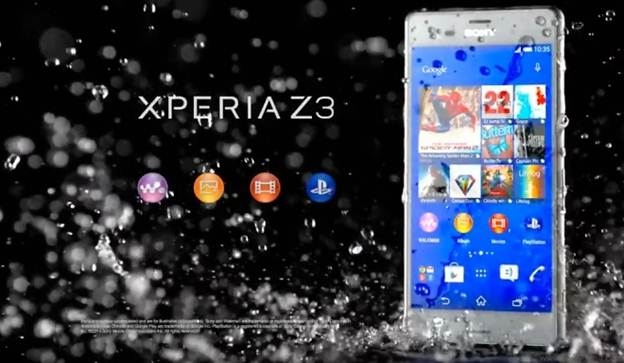 Sony Xperia Z3 có kiểu dáng đẹp bắt mắt độ bền cao