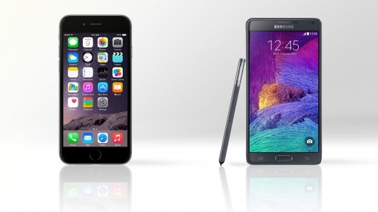 Galaxy Note 4 và iPhone 6