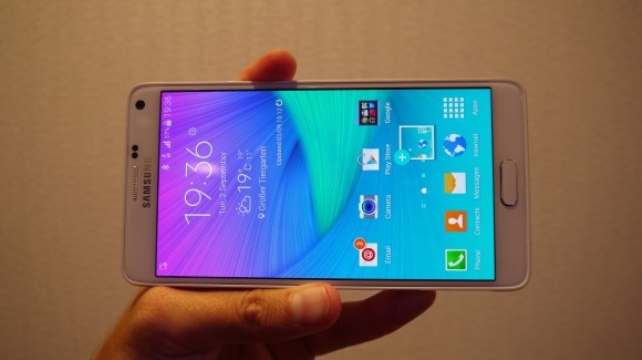 Màn hình hiển thị của Galaxy Note 4