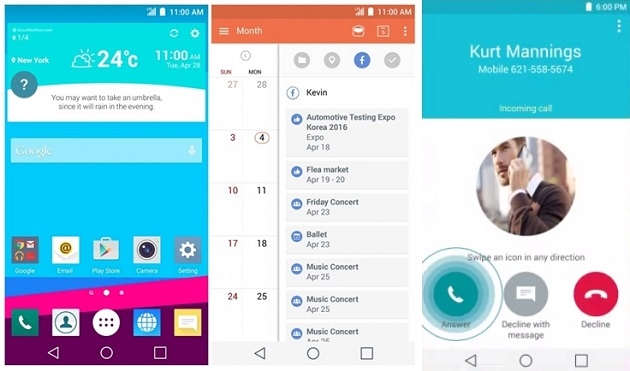 Giao diện UX 4.0 của LG G4