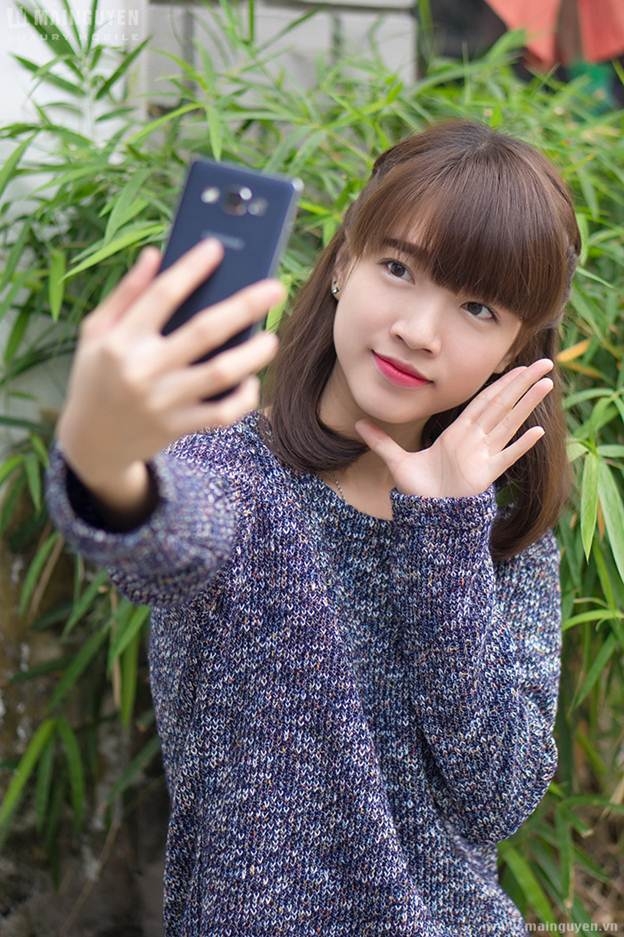 Ảnh chụp Selfie trên Galaxy A3