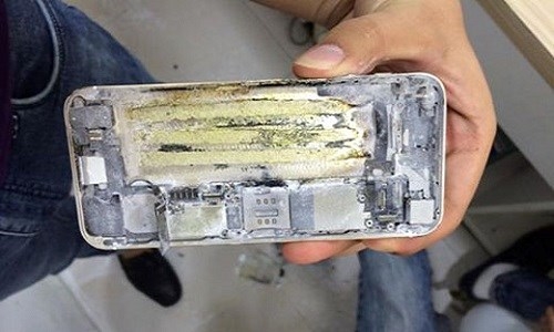iPhone bốc cháy
