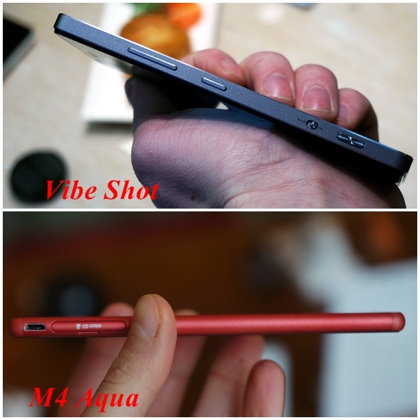 Cạnh bên của hai thiết bị