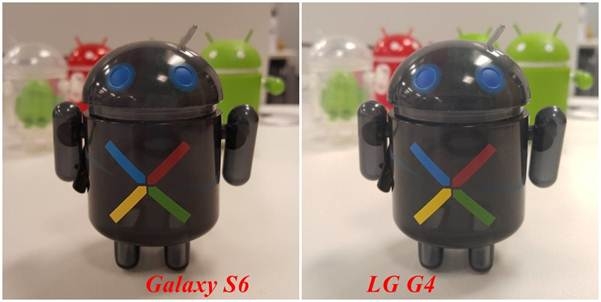 ảnh được chụp từ camera chính của Galaxy S6 và LG G4