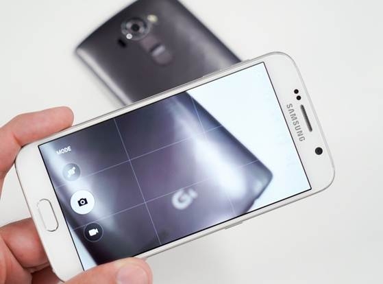 Giao diện chụp ảnh của Samsung Galaxy S6