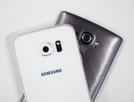 ảnh được chụp từ camera chính của Galaxy S6 và LG G4