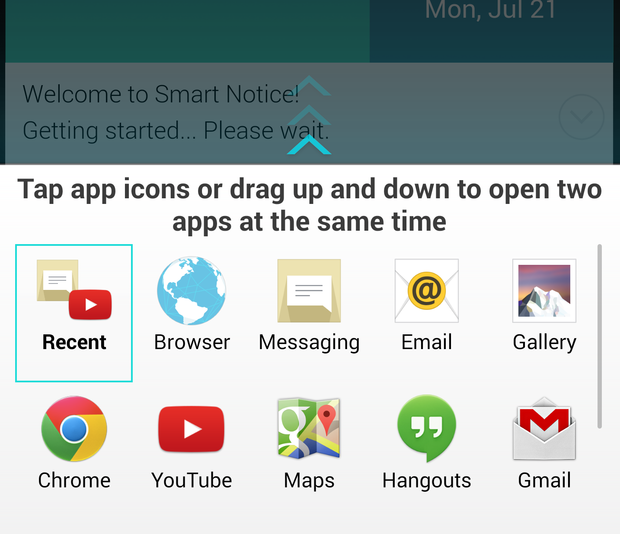 Chạy hai ứng dụng cùng lúc với Dual Window trên LG G3