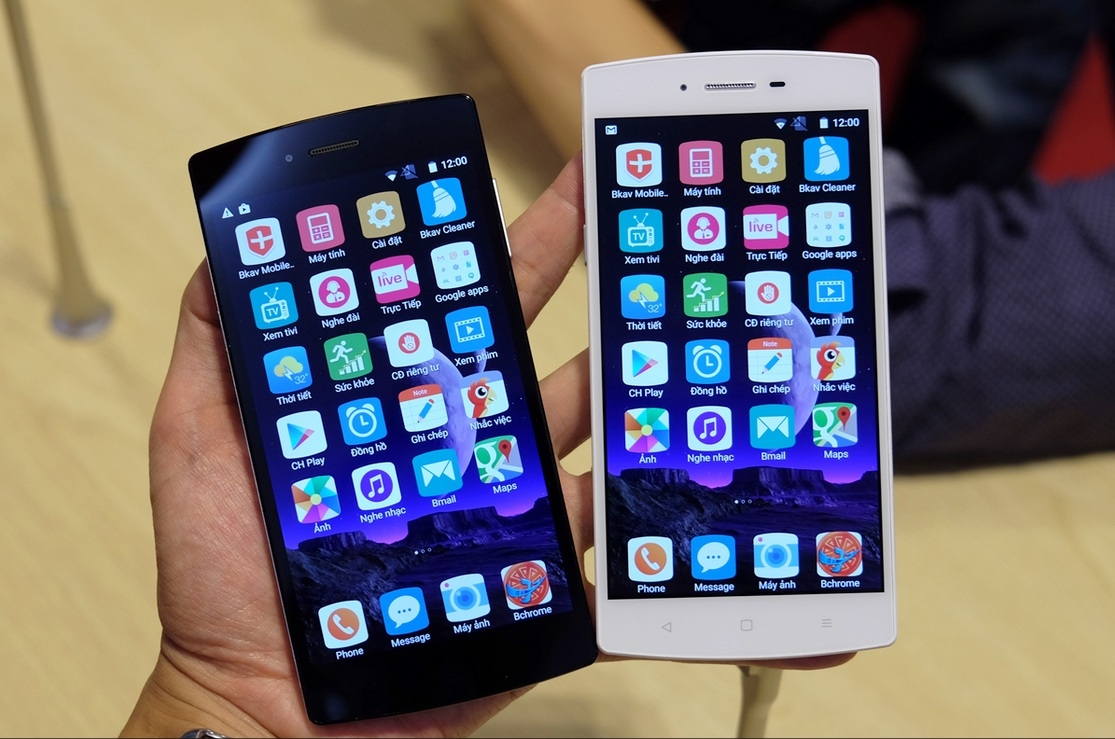 Ngôn ngữ thiết kế phẳng độc quyền trên Bphone