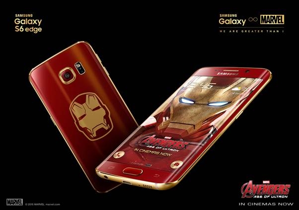 Thiết kế của Galaxy S6 edge Iron Man