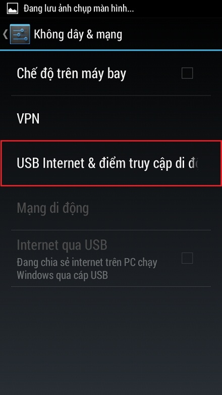Kết nối USB