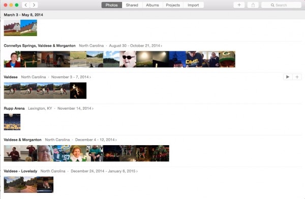 Quản lý ảnh trên OS X Yosemite