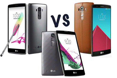 So sánh thông số kỹ thuật giữa LG G4 Stylus với LG G4c và LG G4