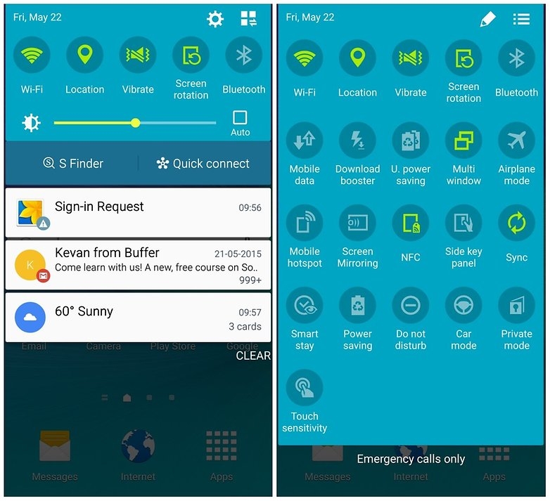 Phần mềm trên Galaxy Note 4