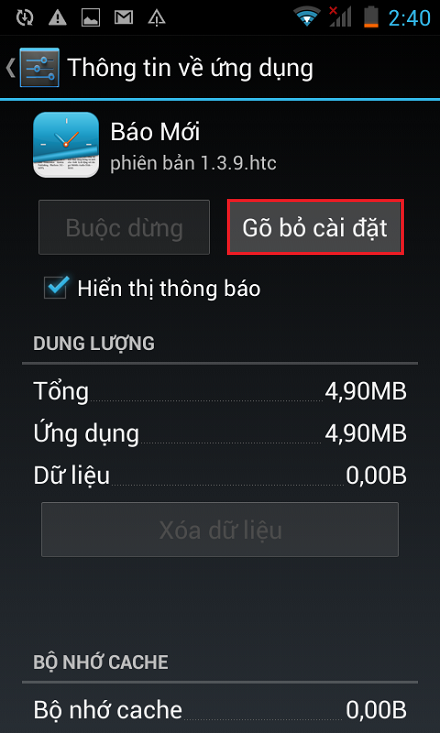 Kiểm tra các ứng dụng sử dụng tốn pin