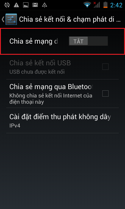 Biến HTC Desire 616 thành điểm phát Wi-Fi di động