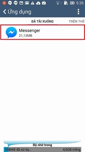 Đăng xuất khỏi Facebook Messenger