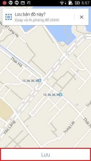 Sử dụng Google Maps khi không thể kết nối internet
