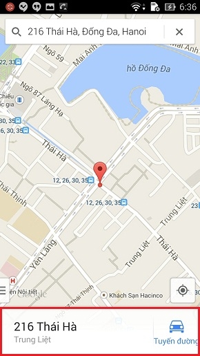 Chia sẻ vị trí hiện tại qua Google Maps