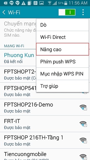 Tránh các kết nối Wi-Fi kém