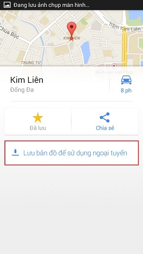 Sử dụng Google Maps khi không thể kết nối internet