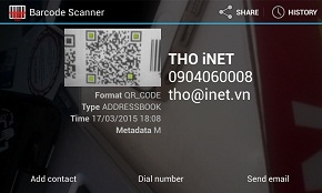 Cài đặt ứng dụng Barcode Scanner trên máy